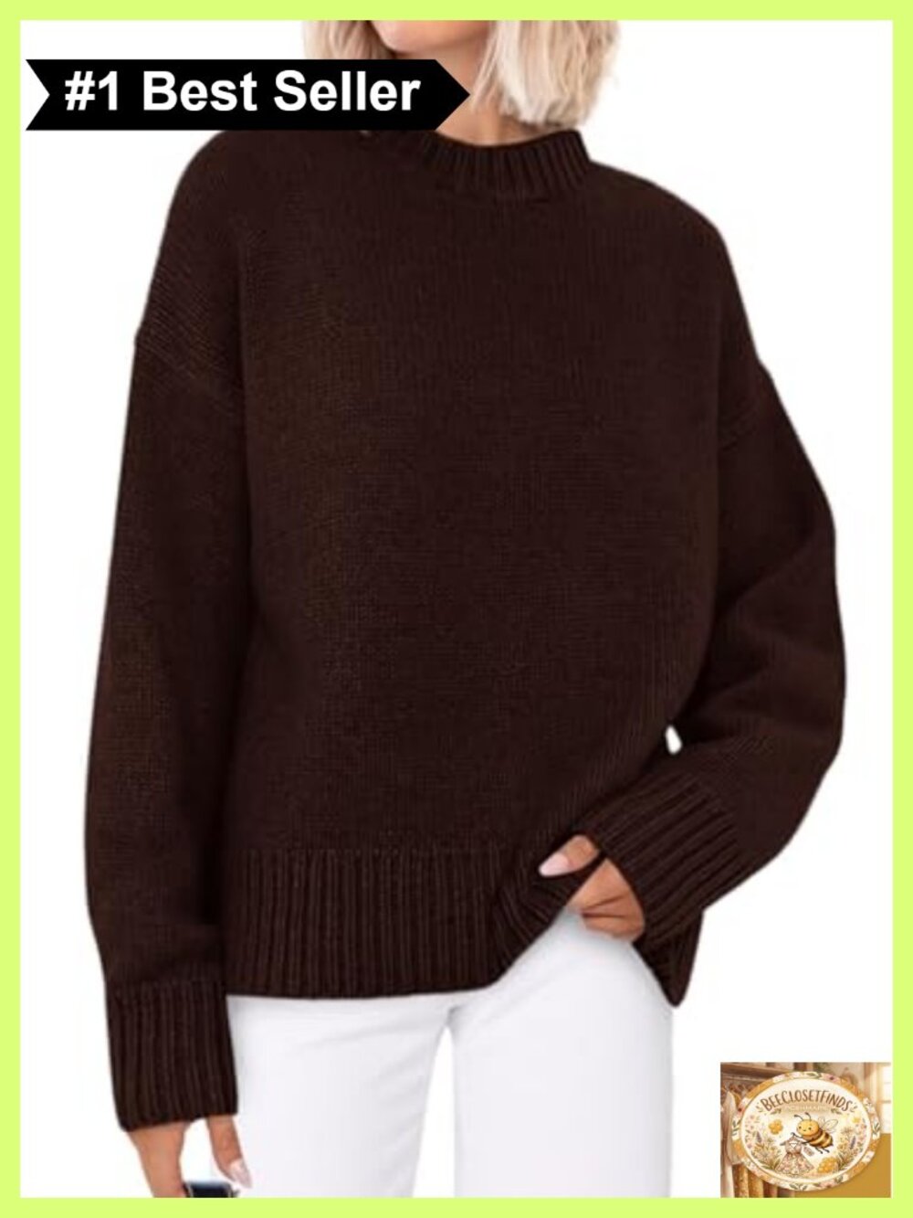 Rollneck Oversized Ribbed Knit Pullover Sweater Drop Shoulder